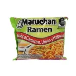 Ramen sabor camarón, limón y habanero Maruchan