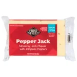 Queso pepper jack barra con jalapeño First Street