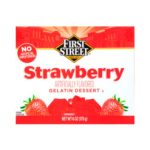 Polvo para gelatina sabor fresa First Street