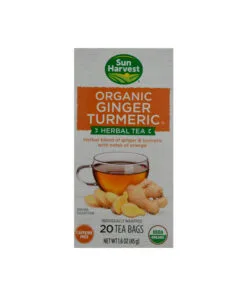Té orgánico de cúrcuma y jengibre Sun Harvest