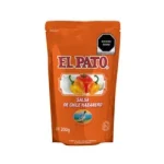 Salsa de chile habanero en sobre El Pato