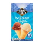 Cono de galleta para nieve First Street