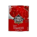 Tomate en trocitos con puré First Street