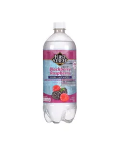 Agua mineral sabor frambuesa-mora First Street