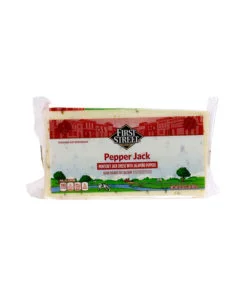 Queso pepper jack en barra First Street