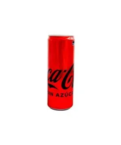 Soda sin azúcar Coca Cola en lata (355 ml)