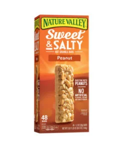 Granola sabor fruta y nuez o almendra dulce y salado Nature Valley